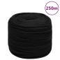 Preview: ARDEBO.de - Arbeitsseil Schwarz 10 mm 250 m Polyester