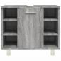 Preview: Badschrank Grau Sonoma 60x32x53,5 cm Holzwerkstoff