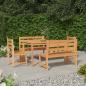 Preview: ARDEBO.de - 5-tlg. Garten-Essgruppe Massivholz Teak