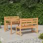 Preview: ARDEBO.de - 3-tlg. Garten-Essgruppe Massivholz Teak