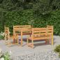 Preview: ARDEBO.de - 5-tlg. Garten-Essgruppe Massivholz Teak