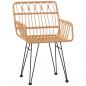 Preview: 5-tlg. Garten-Essgruppe Poly Rattan