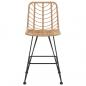 Preview: Barhocker 2 Stk. 45x56x103,5 cm PE-Rattan und Stahl