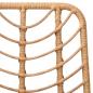 Preview: Barhocker 2 Stk. 45x56x103,5 cm PE-Rattan und Stahl