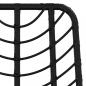 Preview: Barhocker 2 Stk. Schwarz 45x56x103,5 cm PE-Rattan und Stahl