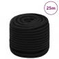 Preview: ARDEBO.de - Arbeitsseil Schwarz 16 mm 25 m Polyester