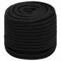 Preview: Arbeitsseil Schwarz 16 mm 25 m Polyester