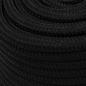 Preview: Arbeitsseil Schwarz 16 mm 50 m Polyester