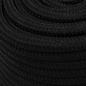 Preview: Arbeitsseil Schwarz 18 mm 25 m Polyester