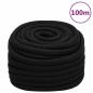 Preview: ARDEBO.de - Arbeitsseil Schwarz 20 mm 100 m Polyester