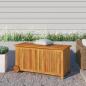 Preview: ARDEBO.de - Gartentruhe mit Rollen 113x50x58 cm Massivholz Akazie