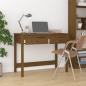 Preview: Schreibtisch mit Schubladen Honigbraun 100x50x78 cm Massivholz