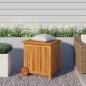 Preview: ARDEBO.de - Gartentruhe mit Rollen 60x50x58 cm Massivholz Akazie 