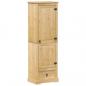 Preview: Kleiderschrank Corona 55x38x170 cm Massivholz Kiefer