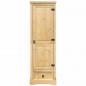 Preview: Kleiderschrank Corona 55x38x170 cm Massivholz Kiefer