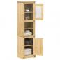 Preview: ARDEBO.de - Badschrank Corona 50x40x185 cm Massivholz Kiefer