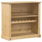 Preview: Weinschrank Corona 107,5x51x105,5 cm Massivholz Kiefer