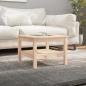 Preview: ARDEBO.de - Couchtisch 55x55x40 cm Massivholz Kiefer