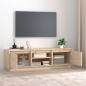 Preview: TV-Schrank 140x35x40 cm Massivholz Kiefer