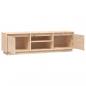 Preview: TV-Schrank 140x35x40 cm Massivholz Kiefer