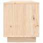 Preview: TV-Schrank 140x35x40 cm Massivholz Kiefer