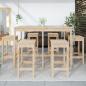 Preview: 7-tlg. Gartenbar-Set Massivholz Kiefer