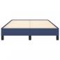 Preview: Bettgestell Blau 120x190 cm Stoff