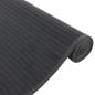 Preview: Teppich Rechteckig Schwarz 80x1000 cm Bambus