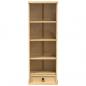 Preview: CD-Schrank Corona 40x30x110 cm Massivholz Kiefer