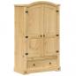 Preview: Kleiderschrank Corona 101x52x170 cm Massivholz Kiefer