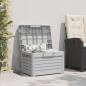 Preview: Outdoor-Kissenbox Grau 73x50,5x46,5 cm Polypropylen