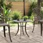 Preview: Gartentisch Bronzen 53x53x53 cm Aluminiumguss