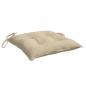 Preview: Stuhlkissen 6 Stk. Beige 40x40x7 cm Oxford-Gewebe