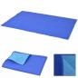 Preview: ARDEBO.de - Picknickdecke Blau und Hellblau 100x150 cm