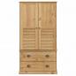 Preview: Kleiderschrank VIGO 90x55x176 cm Massivholz Kiefer