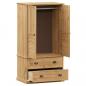 Preview: Kleiderschrank VIGO 90x55x176 cm Massivholz Kiefer