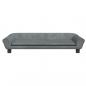 Preview: Hundebett Dunkelgrau 100x50x21 cm Samt