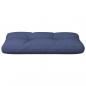 Preview: Palettenkissen Marineblau 120x40x12 cm Stoff