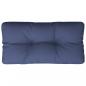 Preview: Palettenkissen Marineblau 120x40x12 cm Stoff