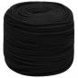 Preview: Arbeitsseil Schwarz 8 mm 25 m Polyester