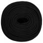 Preview: Arbeitsseil Schwarz 8 mm 25 m Polyester