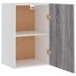 Preview: Hängeschrank Grau Sonoma 39,5x31x60 cm Holzwerkstoff