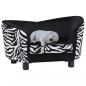 Preview: ARDEBO.de - Hundesofa Schwarz 68x38x38 cm Plüsch 