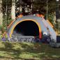 Preview: ARDEBO.de - Campingzelt 3 Personen Grau und Orange Quick Release