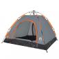 Preview: Campingzelt 3 Personen Grau und Orange Quick Release