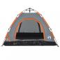 Preview: Campingzelt 3 Personen Grau und Orange Quick Release