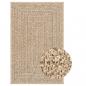 Preview: Teppich ZIZUR 240x340 cm Jute-Optik Indoor und Outdoor