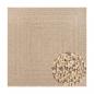 Preview: Teppich ZIZUR 200x200 cm Jute-Optik Indoor und Outdoor