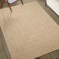 Preview: Teppich ZIZUR 200x200 cm Jute-Optik Indoor und Outdoor