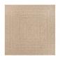 Preview: Teppich ZIZUR 200x200 cm Jute-Optik Indoor und Outdoor